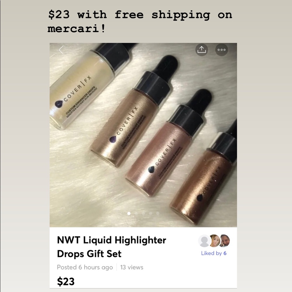 4 NWT Cover Fx Highlighter Drops Gift Set - Picture 7 of 7